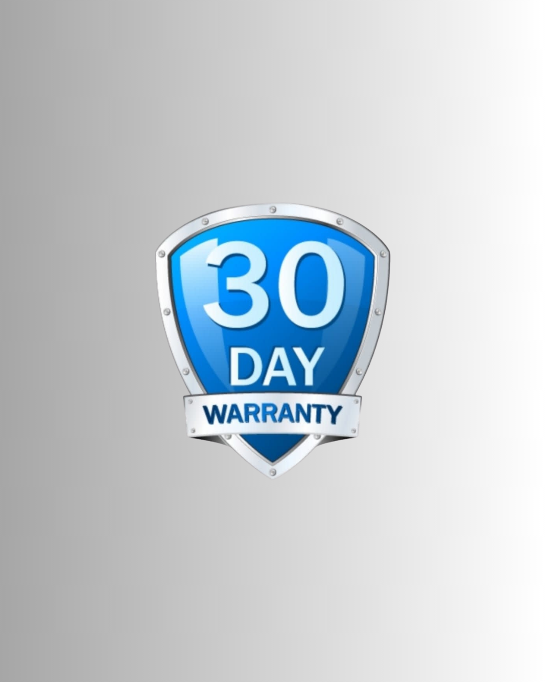 symbol saying 30-day warranty